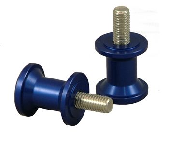 WOODCRAFT ALUMINUM SWINGARM SPOOLS - 8MM -  Motorcycle Swingarm Spools 