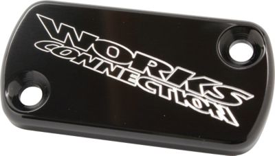 WORKS CONNECTION FRONT BRAKE RESERVOIR CAP - BLACK
