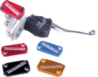 WORKS CONNECTION FRONT BRAKE COVER - RED - 