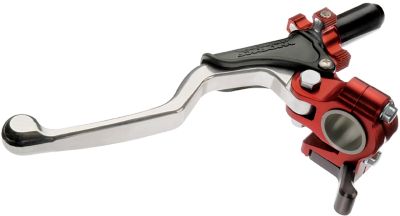  WORKS CONNECTION ELITE CLUTCH W/THUMB HOT START RED