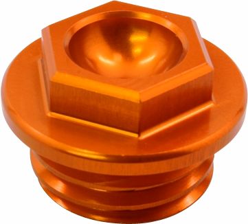WORKS CONNECTION OIL FILLER PLUG - ORANGE - 
