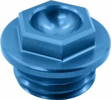 WORKS CONNECTION OIL FILLER PLUG - BLUE - ATV Oil Filler And Drain Plugs