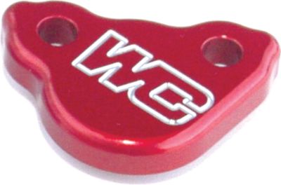 WORKS CONNECTION REAR BRAKE RESERVOIR CAP - RED