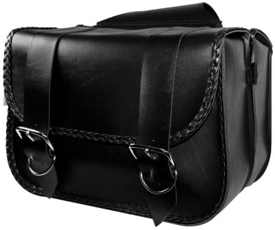 WILLIE & MAX BRAIDED SADDLEBAG - TOURING -  Cruiser Saddle Bags 