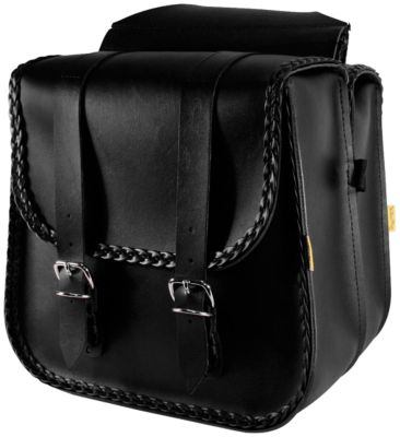 WILLIE & MAX BRAIDED SADDLEBAG - STANDARD -  Cruiser Saddle Bags 