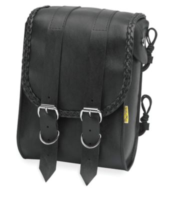 WILLIE & MAX BRAIDED SISSY BAR BAG -  Cruiser Luggage And Racks 