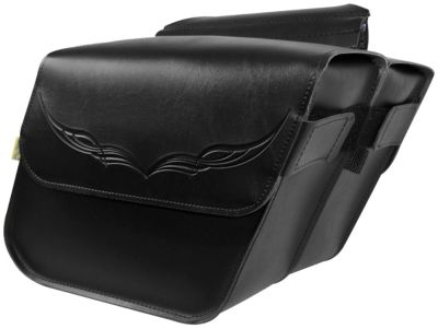 WILLIE & MAX CONDOR SLANT SADDLEBAGS - COMPACT