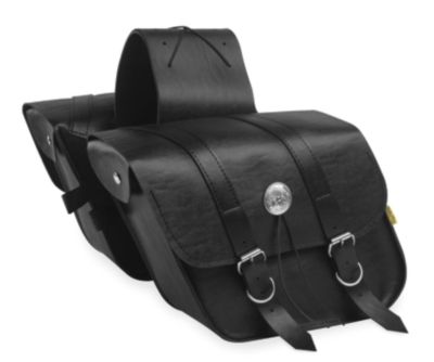 WILLIE & MAX DELUXE SLANT SADDLEBAGS - COMPACT