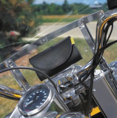 WILLIE & MAX HANDLEBAR/WINDSHIELD POUCH - Cruiser Windshield And Fork Bags