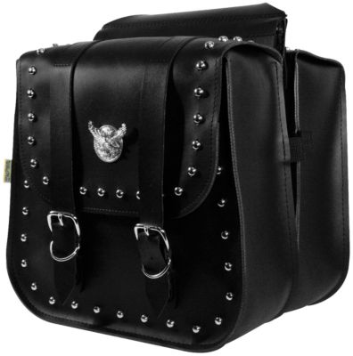 WILLIE & MAX STUDDED SADDLEBAG - STANDARD -  Cruiser Saddle Bags 