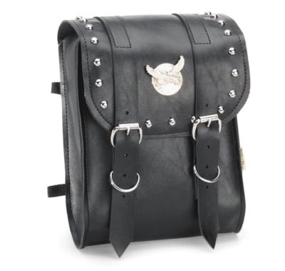 WILLIE & MAX STUDDED SISSY BAR BAG -  Cruiser Luggage And Racks 