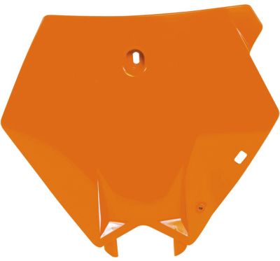 UFO FRONT NUMBER PLATE - ORANGE - 