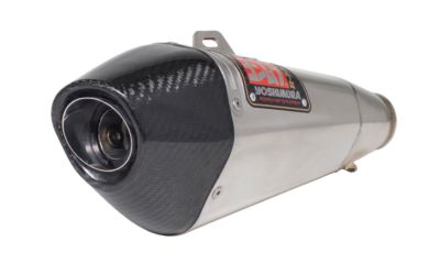 YOSHIMURA R-55 FULL SYSTEM STAINLESS STEEL EXHAUST WITH CARBON FIBER END CAP