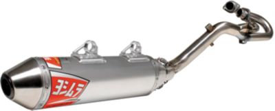 YOSHIMURA RS-2 COMP FULL SYSTEM EXHAUST - STAINLESS/ALUMINUM - Dirt Bike 4 Stroke Spark Arrestors