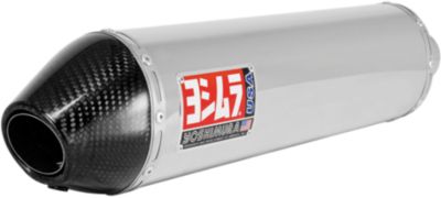 YOSHIMURA RS-3 SLIP-ON EXHAUST - STAINLESS STEEL WITH CARBON FIBER END CAP - 