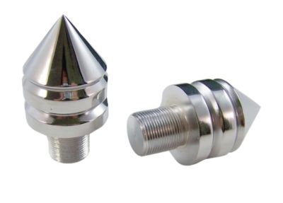 YANA SHIKI SPIKED BAR ENDS - CHROME