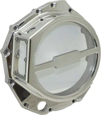 YANA SHIKI CLUTCH COVER WITH WINDOW - POLISHED -  Motorcycle Clutch Kits And Components 