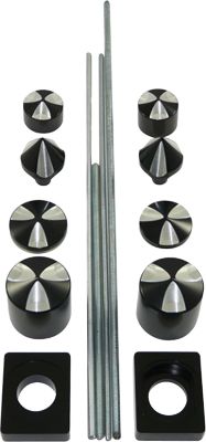 YANA SHIKI SPIKED BILLET DRESS UP KIT - BLACK - 2011-oneal-clutch-boots