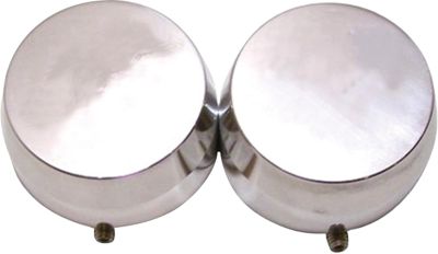 YANA SHIKI FORK CAPS - CHROME - Motorcycle Fork Accessories