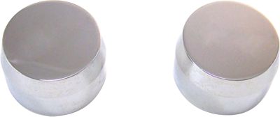 YANA SHIKI FORK CAPS - POLISHED - Motorcycle Fork Accessories