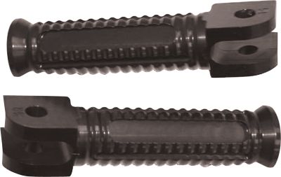 YANA SHIKI BILLET ALUMINUM FRONT FOOTPEGS - BLACK -  Motorcycle Foot Pegs 