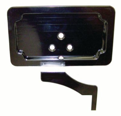 YANA SHIKI REAR FOOTPEG LICENSE PLATE MOUNT BRACKET - BLACK - 