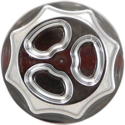 YANA SHIKI BILLET GAS CAP - CHROME -  Motorcycle Gas Caps 