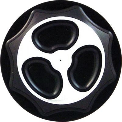 YANA SHIKI BILLET GAS CAP - BLACK -  Motorcycle Gas Caps 