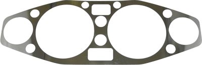 YANA SHIKI GAUGE CLUSTER COVER - CHROME -  Motorcycle Dash And Gauges 