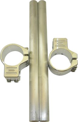 YANA SHIKI 48MM CLIP-ON HANDLEBARS - POLISHED - Motorcycle Parts