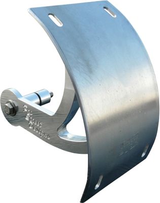 YANA SHIKI SWINGARM LICENSE PLATE MOUNT BRACKET - POLISHED - 