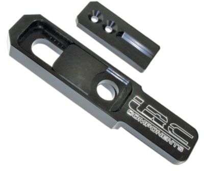 YANA SHIKI LRC BILLET SWINGARM EXTENSION - 7-9 INCH BLACK WITH BRAKE CALIPER BRACKET -  Motorcycle Swingarm Extensions 