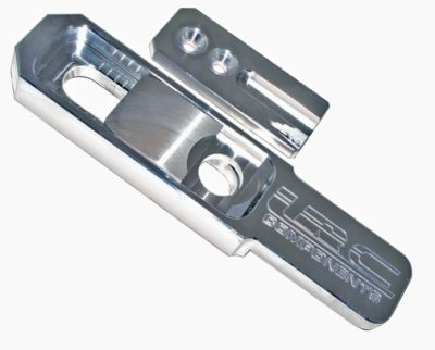 YANA SHIKI LRC BILLET SWINGARM EXTENSION - 4-6 INCH POLISHED WITH BRAKE CALIPER BRACKET -  Motorcycle Swingarm Extensions 