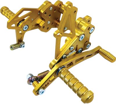 YANA SHIKI BILLET REAR SETS - GOLD