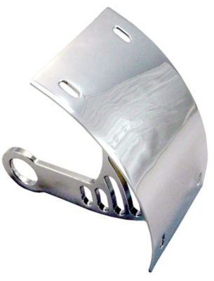 YANA SHIKI UNIVERSAL AXLE MOUNT LICENSE PLATE BRACKET - SILVER - 