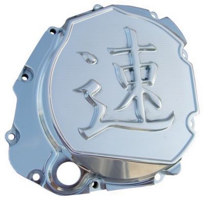 YS SPEED KANJI CLUTCH COVER -  Motorcycle Clutch Kits And Components 