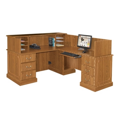 Reception Desk with Right Return, 10865