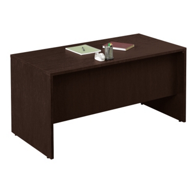 60"W x 30"D Compact Double Pedestal Desk, 10966-1