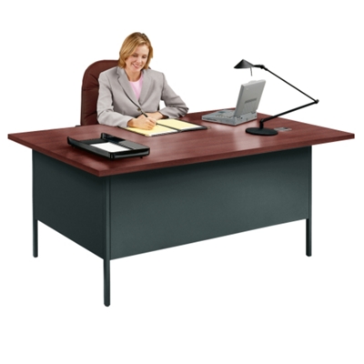 Steel Executive Desk - 72" x 36", 11239
