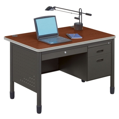 47" Single Pedestal Desk, 11318