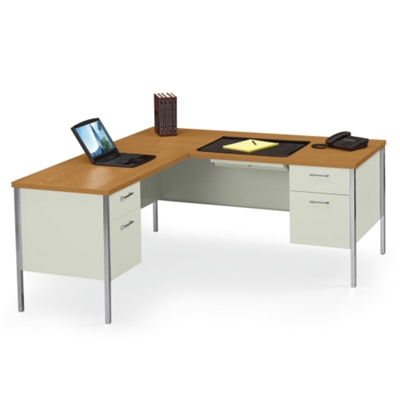 Steel L-Desk with Left Return, 11947