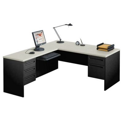 Designer L-Desk with Left Return, 11971