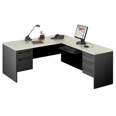 Designer Compact L-Desk with Right Return, 11972