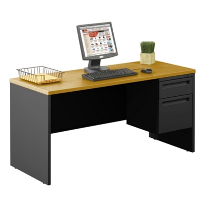 5' Wide Credenza - Right-Side Pedestal, 11978