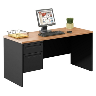 5' Wide Credenza - Left-Side Pedestal, 11979