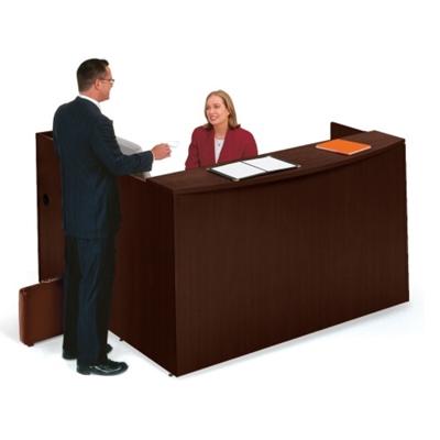 Reception L-Desk with Right Return, 13091