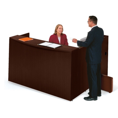 Reception L-Desk with Left Return, 13092
