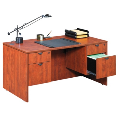 Compact Double Pedestal Desk, 13151