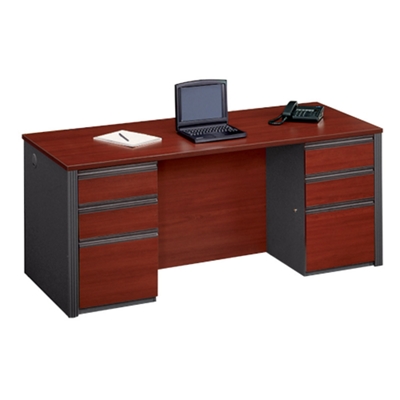 Double Pedestal Executive Desk - 72" x 30", 15118