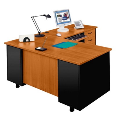 L-Desk with Right Return, 15252